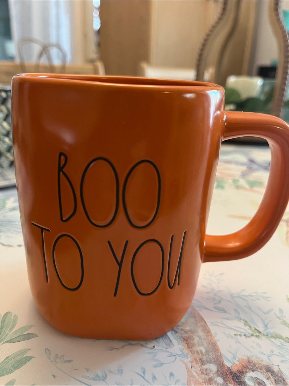 Rae Dunn Orange 'Boo To You' Ceramic Mug - Seasonal Home Dining